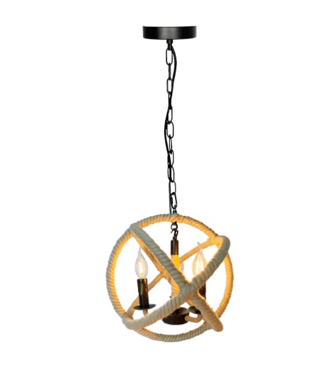 Pendente Corda Pc04 D350 e14 mar Metal