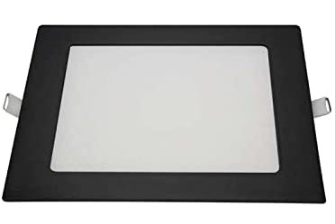 Painel emb qd led 12w 17cm 6500k pt blu