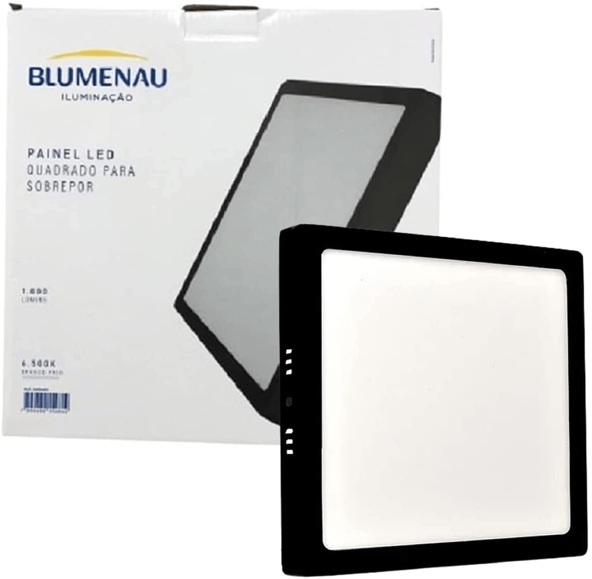 Painel sob qd 20,9cm 18w 6500k pt Blumen