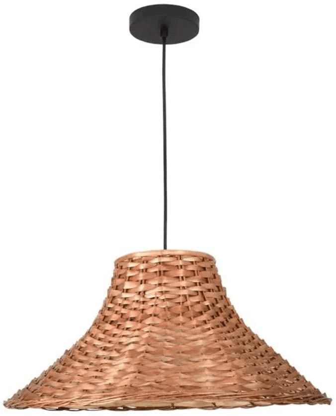 Pendente Bali Chapeu 1xe27 pt Blumenau