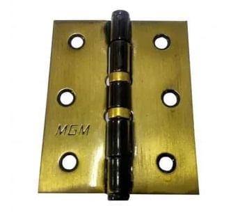 Dobradiça aço 3x2,5 S/anel Bronze mgm
