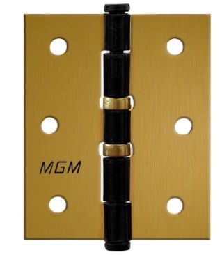 Dobradiça aço C/anel 3,5x3 Bronze mgm