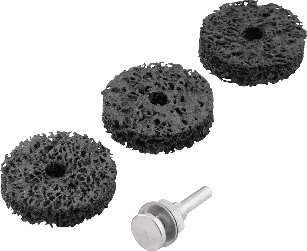 Esponja abr pol med C/haster 4pcs Vonder