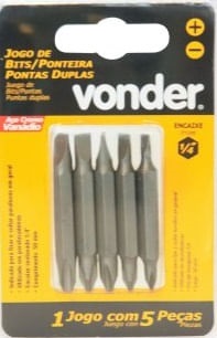BITS/PONTEIRA CRV C/5PC PONT DUPL VONDER
