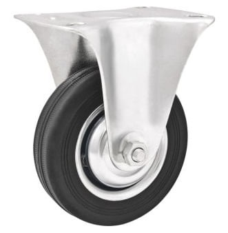 Rodizio Fixo 8” Leve Preto Vonder