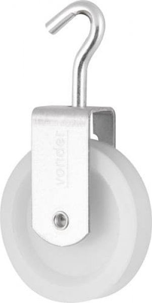 Roldana Plast 6cm C/gancho Vonder