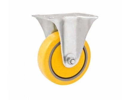 Rodizio Fixo Industrial Leve 5” Amarelo Vonder