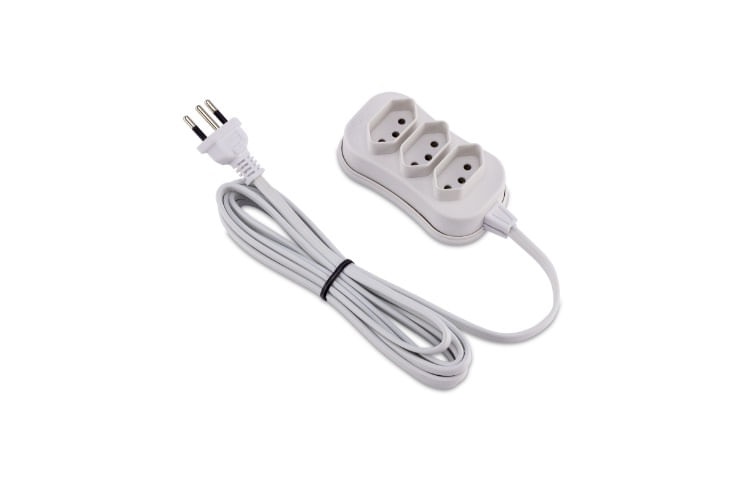 Extensao 3 tom 3mt 10a br Trip Forceline