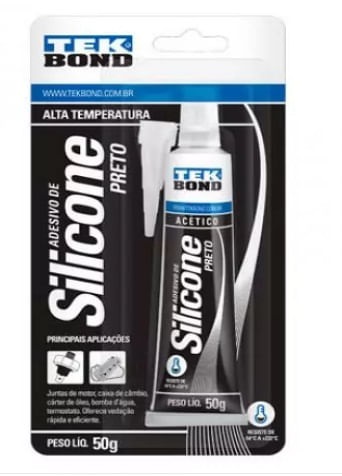 Adesivo de Silic Acet 50g Preto Tekbond