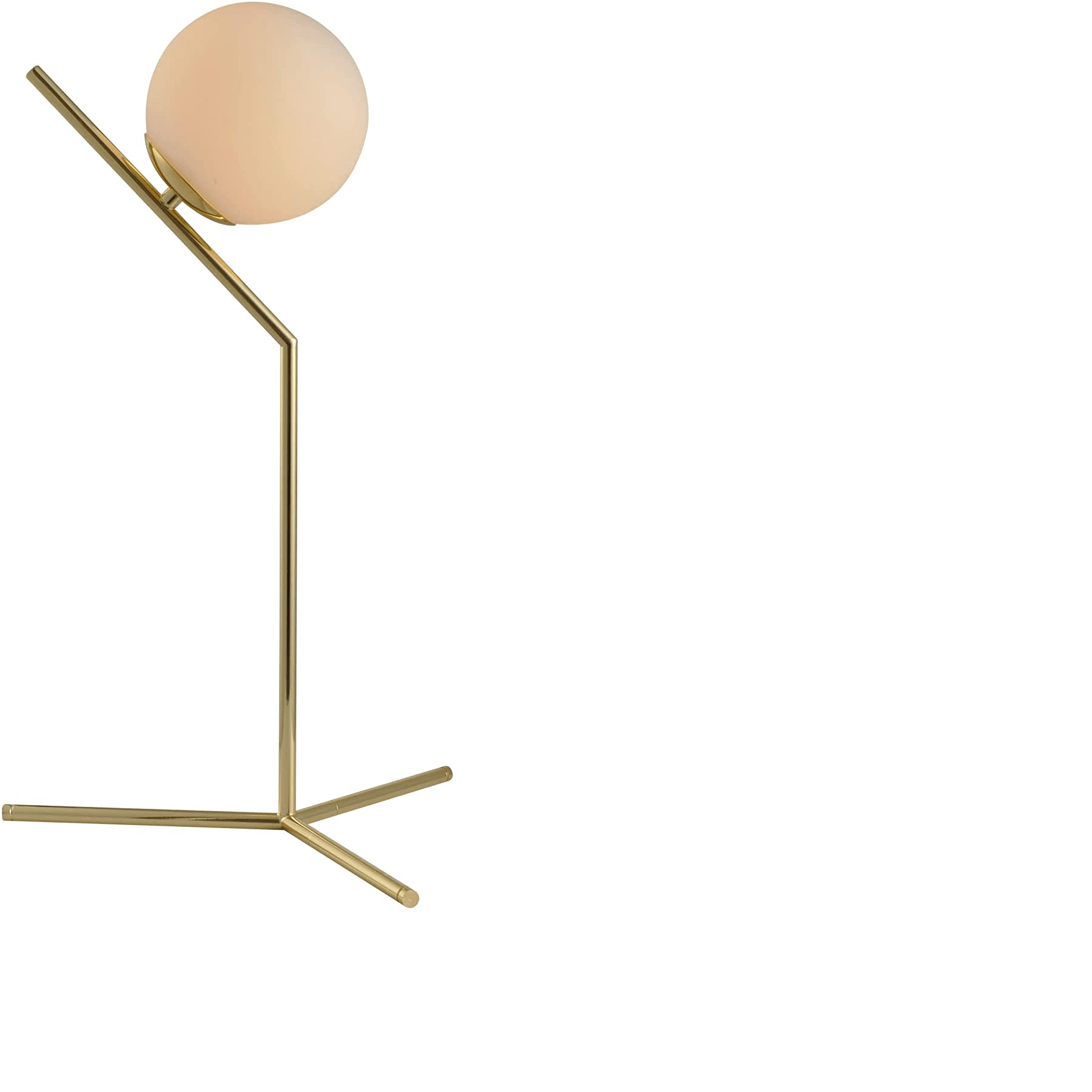 Luminaria Mesa Perola g45 Ouro Bril Avan