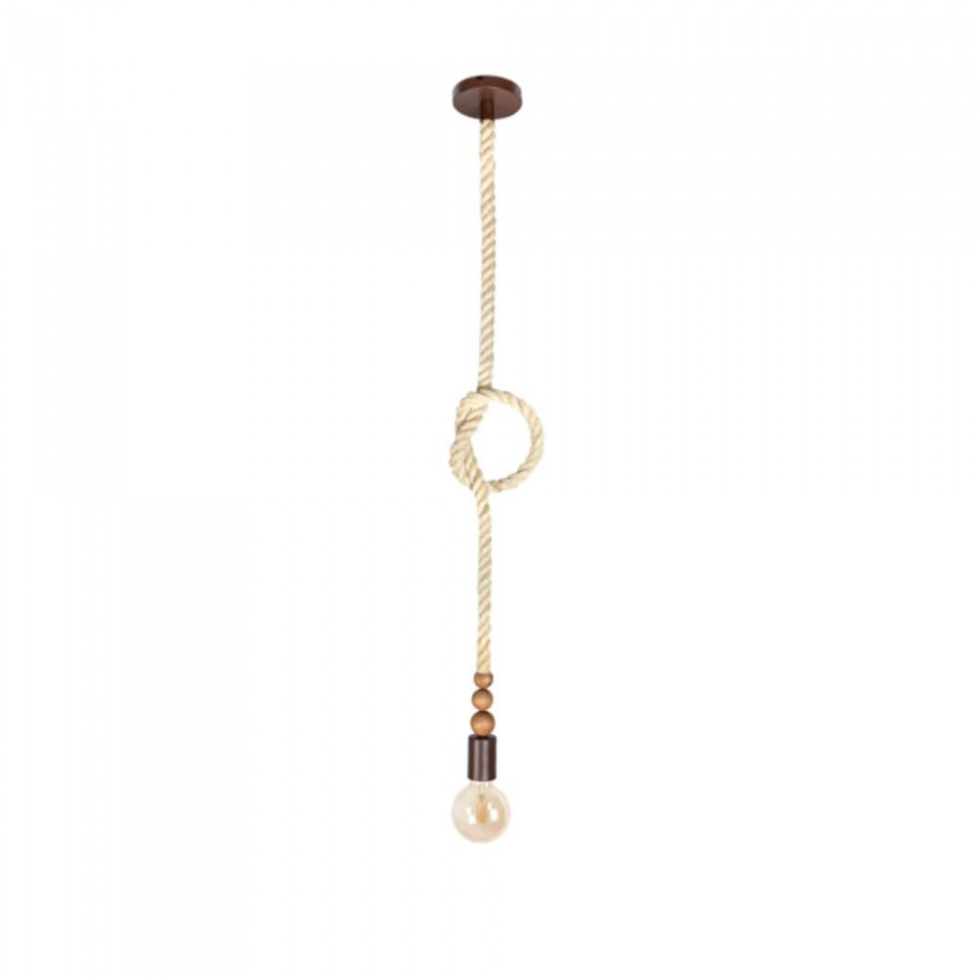 Pendente Sailor wo Cord Sisal e27 mr blu