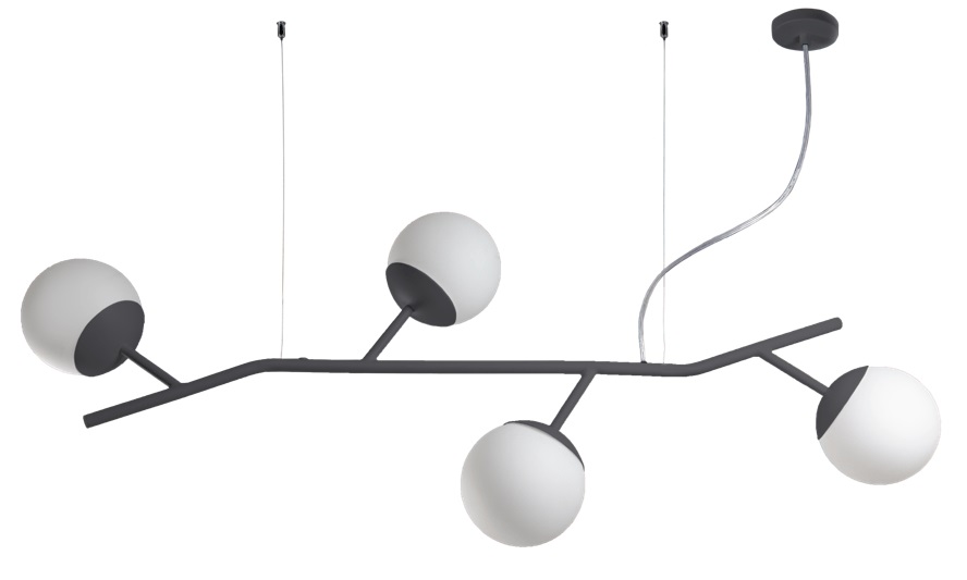 Pendente Flora 4xg9 vd 950mm bc Blumenau
