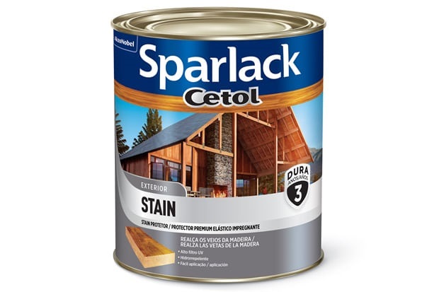 Verniz sl Stain Mogno Acetinado 3.6l cor