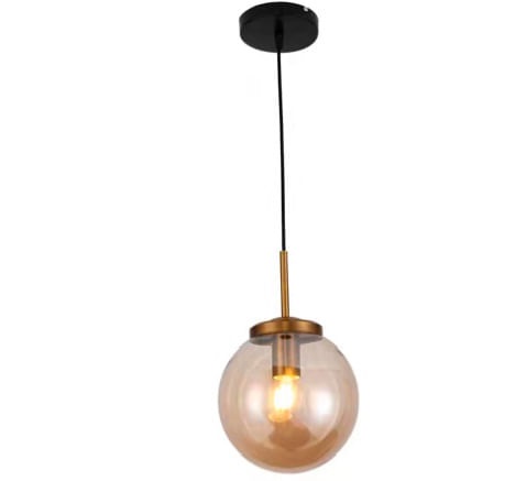 Pendente Nt-303a Ambar E27x1 Nitrolux