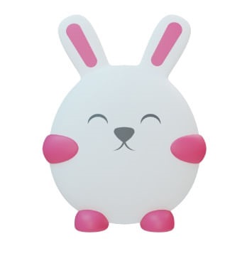 Led Noturna Coelhinha Rosa Bivolt Exatr