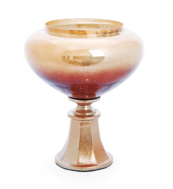 Bowl Volcano de Vidro e Aluminio our p