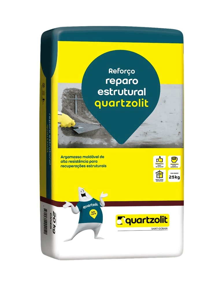 Reparo Estrutural 25kg Quartzolit