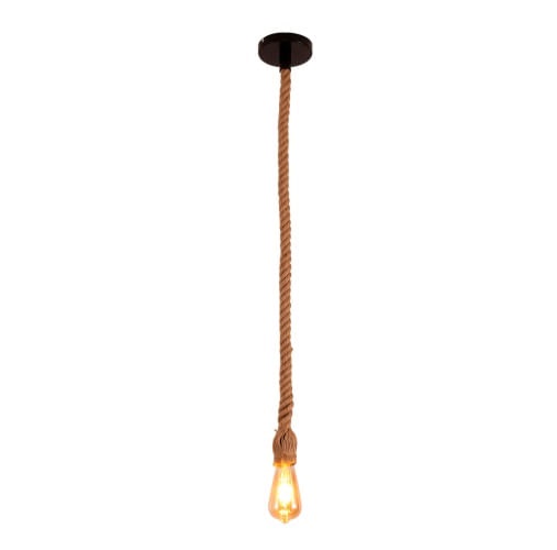 Pendente Corda 1m E27x1 Nitrolux