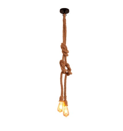 Pendente Corda 2m 2 Bocais E27x2 Nitrolu