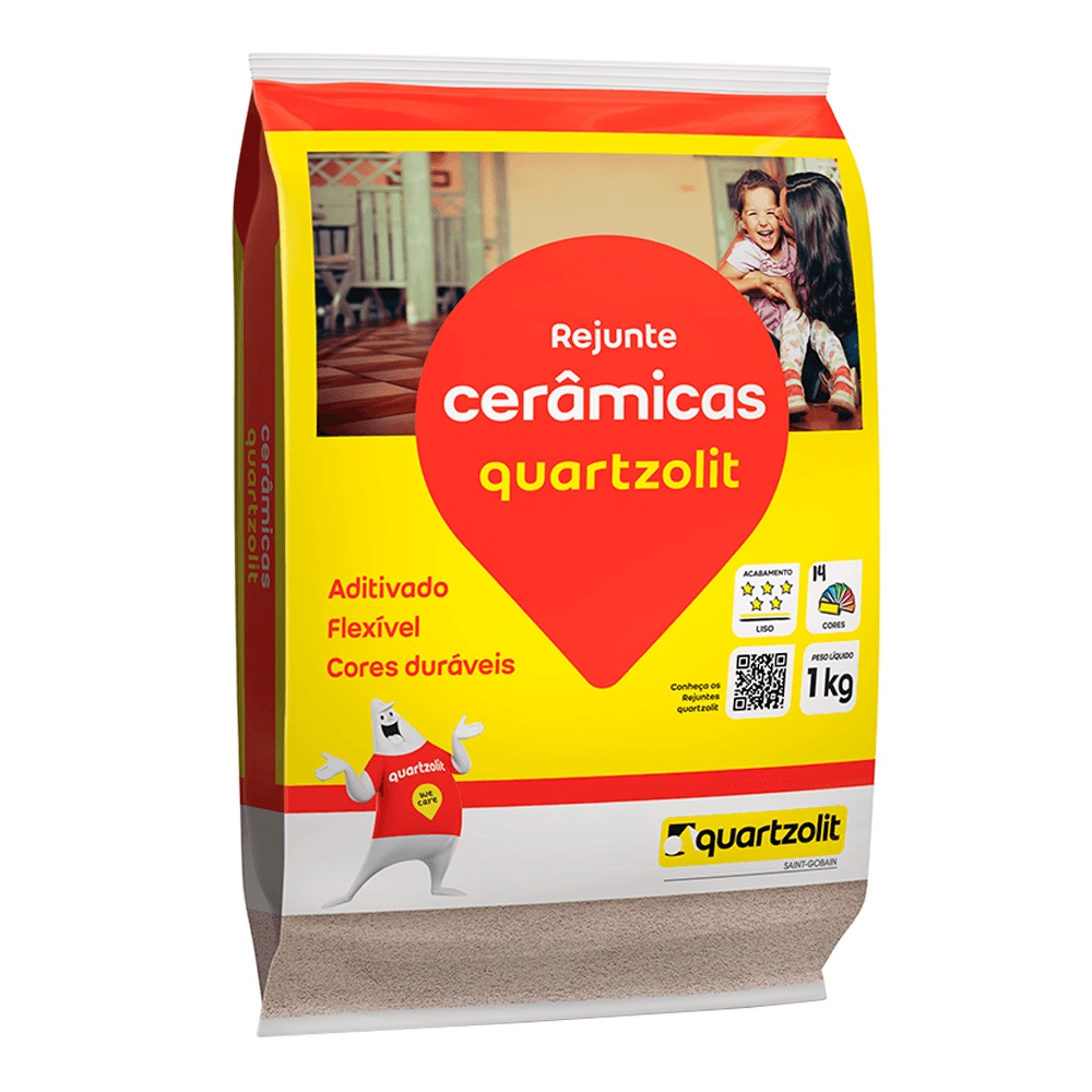 Rejunte Ceramica Cinza Outono 1kg  - Quartzolit