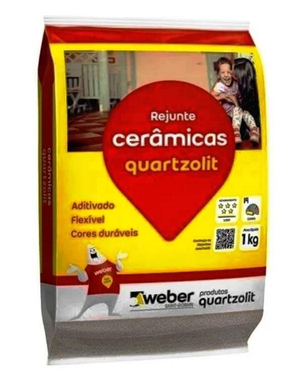 Rejunte Ceramica Branco 1kg - Quartzolit