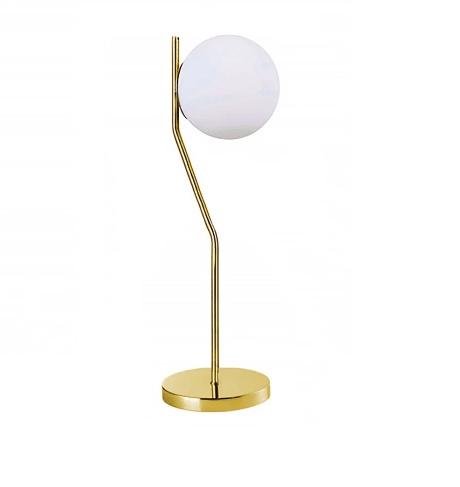 Luminaria de Mesa Lm-201 E27x1 Dourada