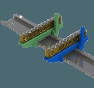 Barramento Neutro C/sup Azul Brn01 Brum