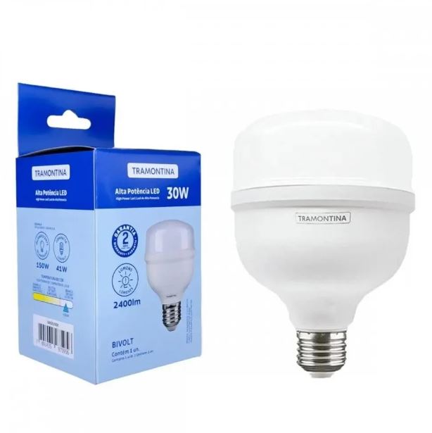 Lampada Led Alta Potencia 30w 6500k Bivolt - Tramontina