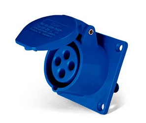 Tomada emb 3p+t 220v 32a 9h Lukma