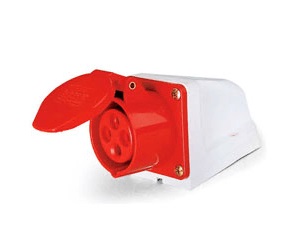 Tomada sob 3p+t 380v 32a Lukma