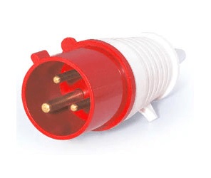 Plugue 2p+t 380v 16a 9h Lukma