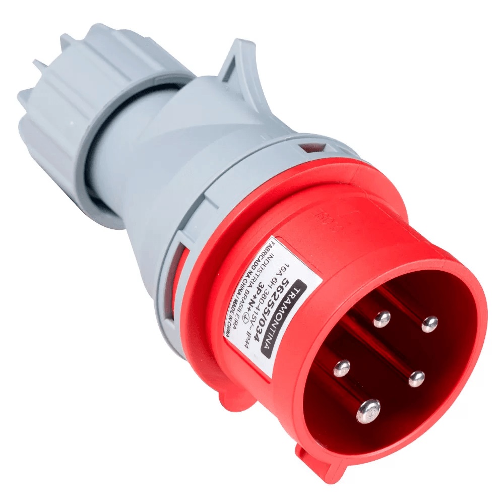 Plugue 3p+n+t 16a Vermelho Tramontina