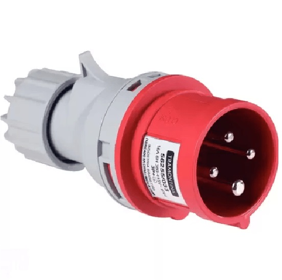 Plugue 3p+t 16a Vermelho Tramontina