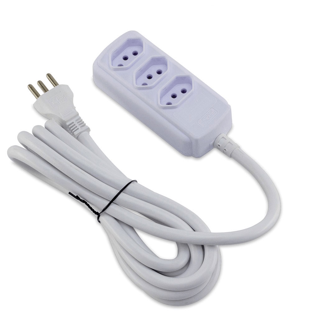 Extensao Trip 3 tom 20a 5m br Forceline