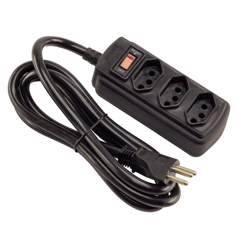 Filtro de Linha 3 tom 1,5m 20a pt Forcel