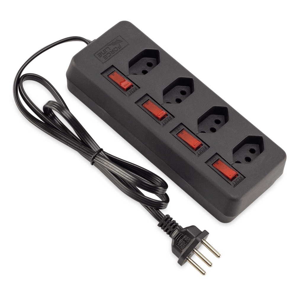 Filtro de Linha c/4 Circ Breaker 1m pt