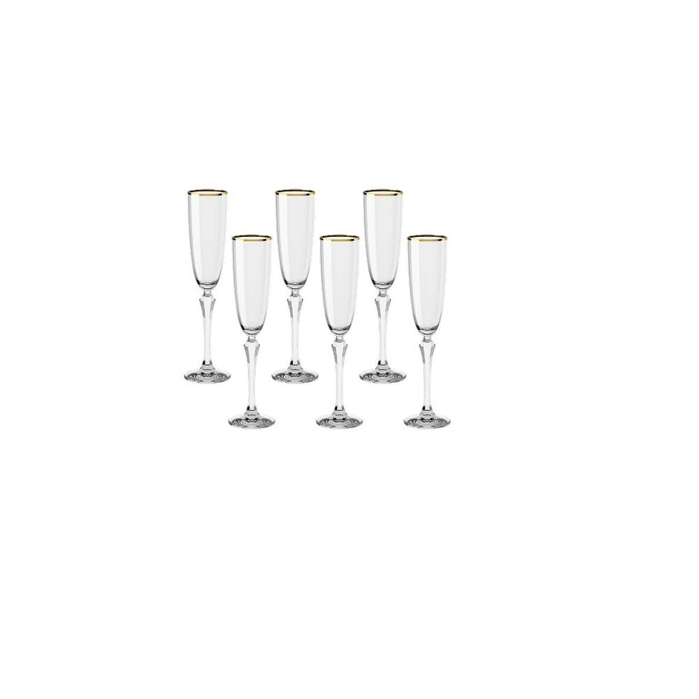 Cj Taças P/espumante Elegance 200ml