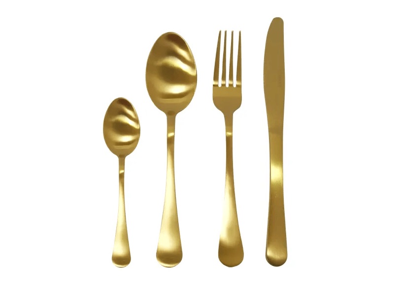 Faqueiro Palermo 16pcs Dourado Brinox