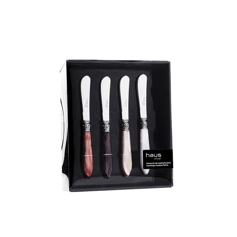 Cj Espátulas 4pcs Petisc Madreper Brinox
