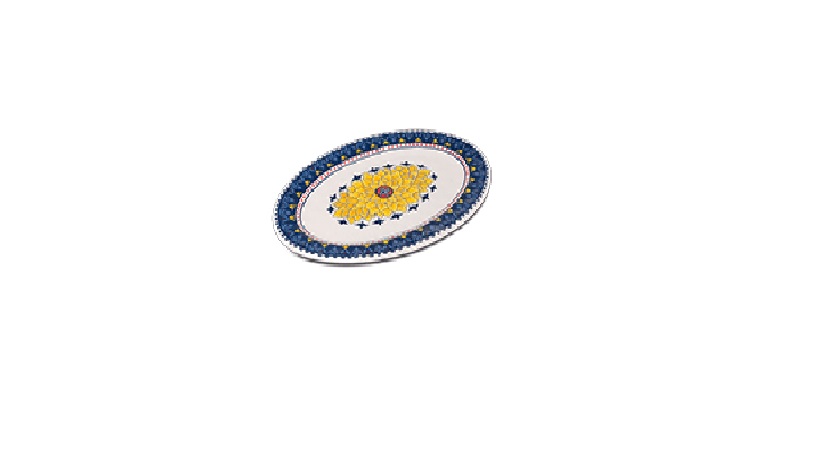 Prato Oval Provenca 40,5x28,4x1,6cm Brin