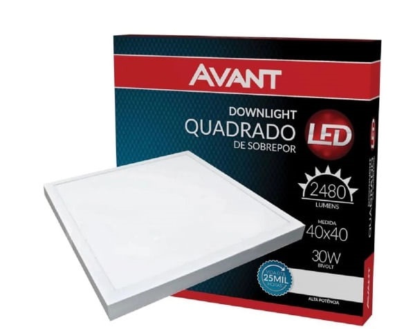 Painel sob qd 40 4000k 30w Avant