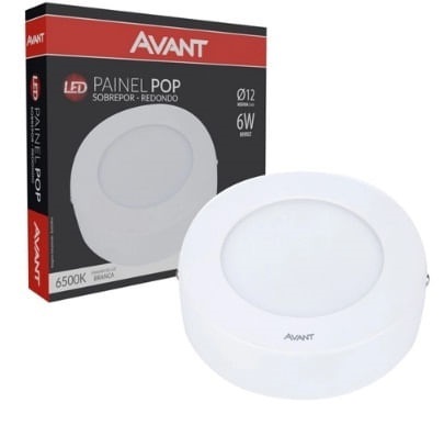 Painel sob red 12 4000k 6w Avant