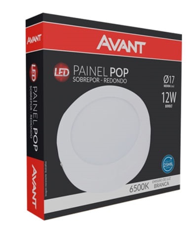 Painel sob red 17 6500k 12w Avant