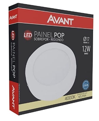 Painel sob red 17 4000k 12w Avant