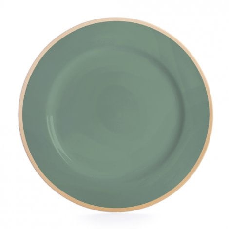 Sousplat Verde/dourado 1015501