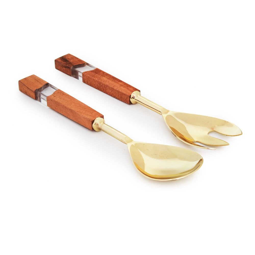 Kit Talheres P/salada Dour/mad C/2pc