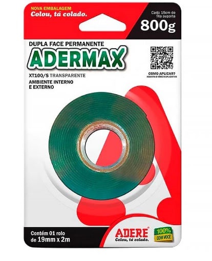 Fita Forte Dupla Face 19mmx02m Adere