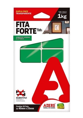 Fita Forte Dupla Face 40mmx25m Adere