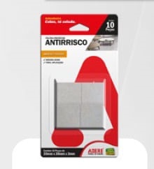 Protetor Feltro Quad 30mmx30mmx3mm Adere