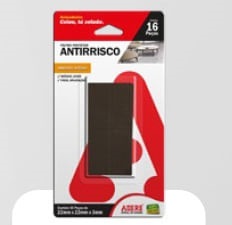 Protetor Feltro Quad 22mmx22mmx3mm Adere
